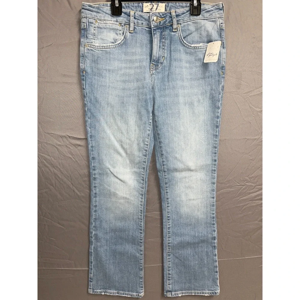 We The Free Free People Jeans Womens 27 Blue Denim‎ Cotton Stretch Medium Wash